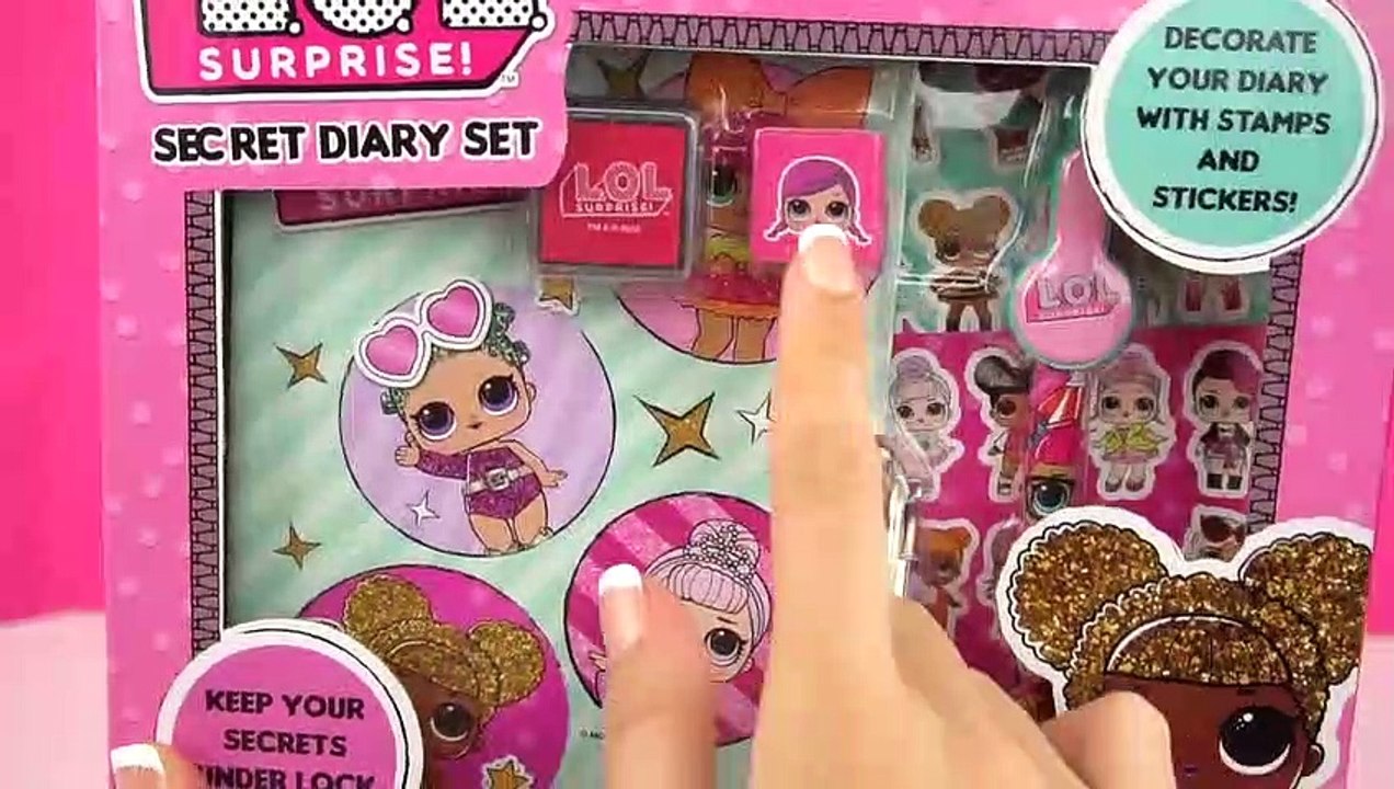 LOL Doll Surprise Secret Diary & Punk Boi & LOL Unicorn 3 Marker Challenge