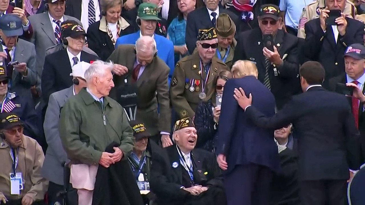 75 jahre d-day: macron sendet mahnung an trump