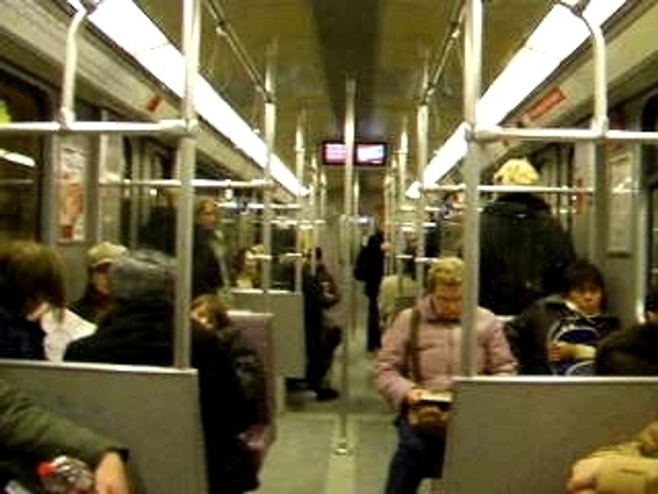 dentro del Ubahn