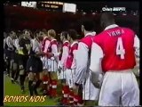 الشوط الاول مباراة برشلونة و ارسنال 4-2 دوري ابطال اوروبا 2000