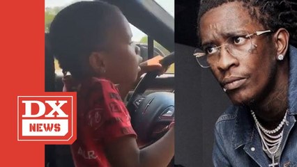 Young Thug Reacts To Video Of His Daughter Driving Car  It'll Be Handled Expeditiously