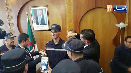 المدير العام للحماية المدنية يقرر ترقية العون سحنون عبد القادر