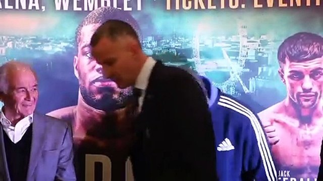 HEAVYWEIGHT CLASH! - DANIEL DUBOIS v RICHARD LARTEY **OFFICIAL** WEIGH-IN VIDEO / WEMBLEY SSE ARENA