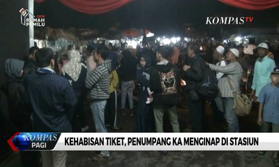 Kehabisan Tiket Menuju Merak, Penumpang KA Menginap di Stasiun Rangkas Bitung