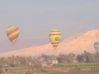Montgolfières sur le Nil (Louxor)