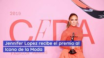 Jennifer Lopez recibe el premio al Icono de la Moda