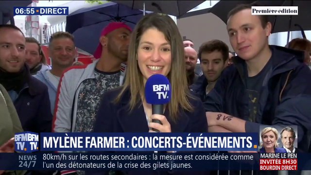 Avant le retour sur scène de Mylène Farmer ce vendredi, les fans font déjà la queue devant la U Arena