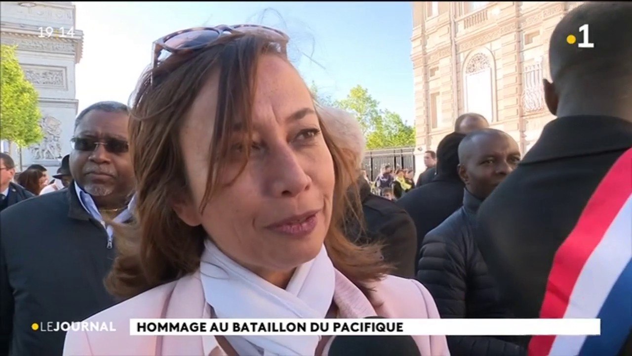 Hommage bataillon du pacifique