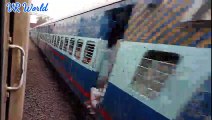 Indian Train Passing Very Speedily