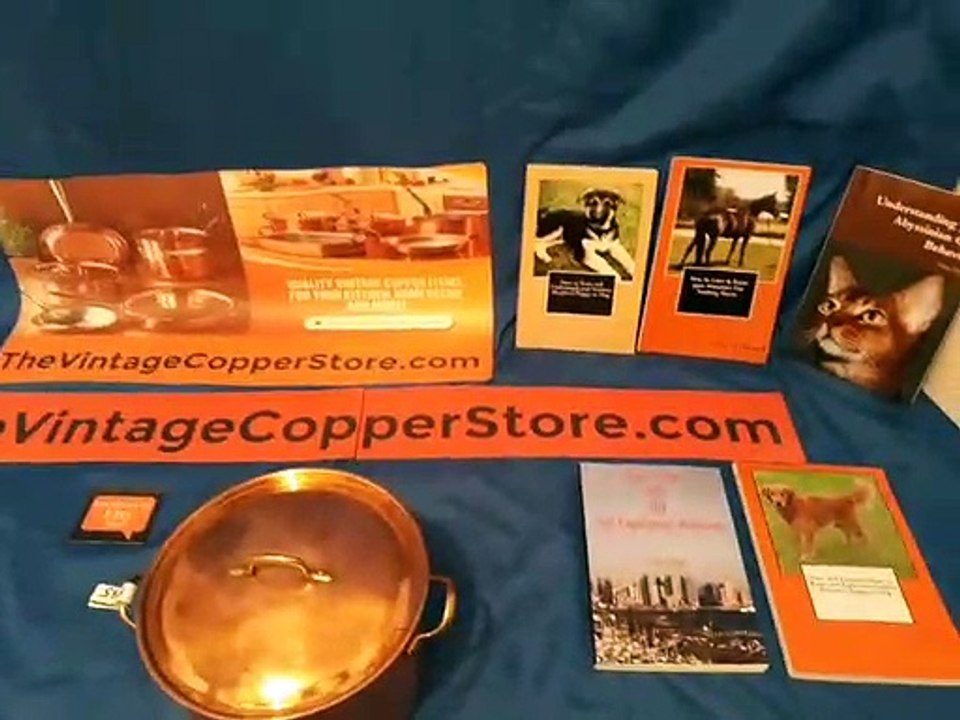 Vintage Metal Copper and Brass Cooking Pot, Pan, Kitchen Decor, Hanging Decor