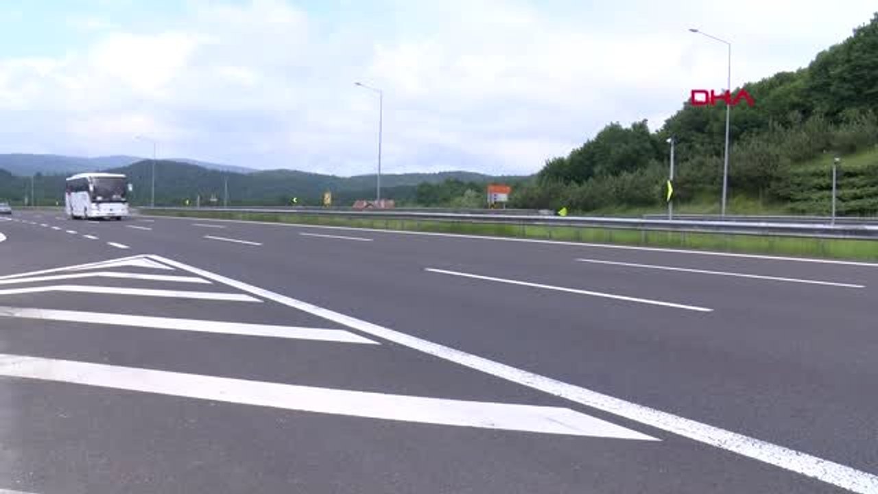 BOLU BAYRAM DÖNÜŞÜNDE TEM'İN BOLU GEÇİŞİ RAHAT