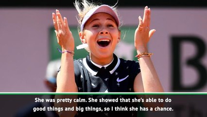 Anisimova will be a great player - Halep
