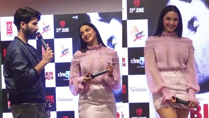 Shahid kapoor making Fun Of kiara advani | Mere Sohneya Song Launch From Kabir Singh