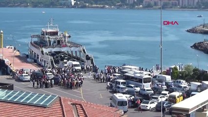 ÇANAKKALE Tatilcilerin dönüş yoğunluğu