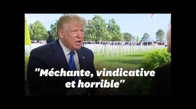 Donald Trump qualifie Nancy Pelosi de méchante, vindicative et horrible