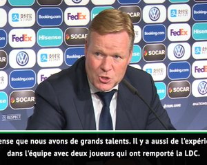Pays-Bas - Koeman : "Nous sommes sur le bon chemin"