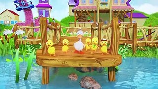 Five Little Ducks THE BEST Songs for Children  ~ Bananass Cartoon 3D (4k)