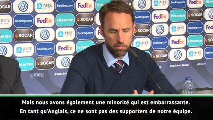 Angleterre - Southgate condamne les fans : "Une minorité ne reflète pas l'image de notre pays"