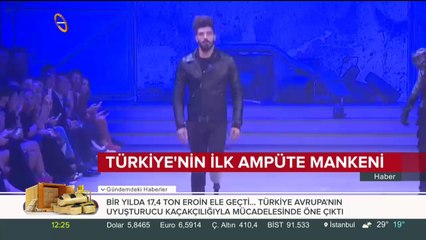Türkiye'nin ilk ampüte mankeni