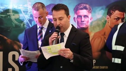 LIONS IN THE CAMP! - MOHAMMAD BILAL ALI v ANTONIO HORVATIC **OFFICIAL** WEIGH-IN VIDEO / WEMBLEY SSE