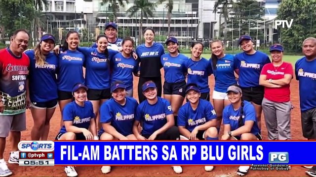 Fil-Am batters sa RP Blu girls