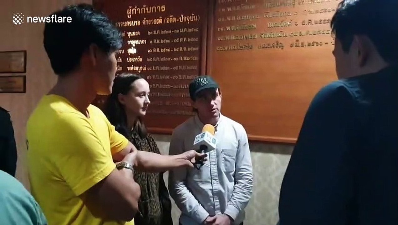 American tourists facing prison for spray painting graffiti  in Bangkok offer their apologies