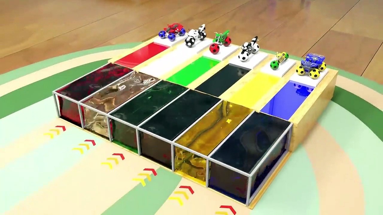 Learn Colors with Motorcycle Assembly Wheels - Motorbike Cartoon for Kids