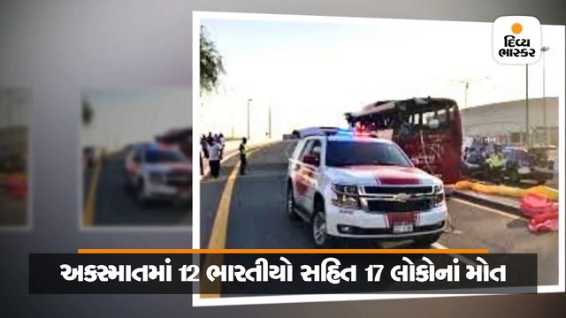 ઓમાનથી દુબઈ જતી બસ સાઈનબોર્ડ સાથે અથડાતાં 17 લોકોના મોત