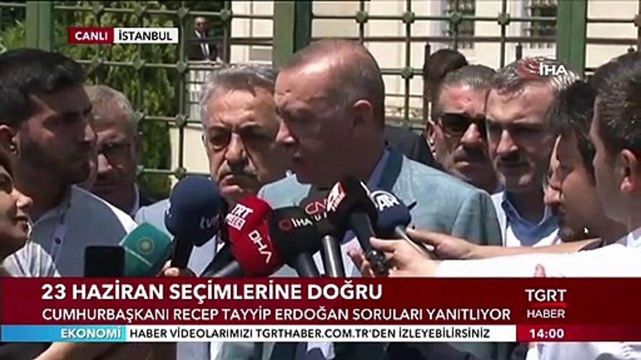 Cumhurbaşkanı Erdoğan, Gazetecilerin Sorularını Cevapladı