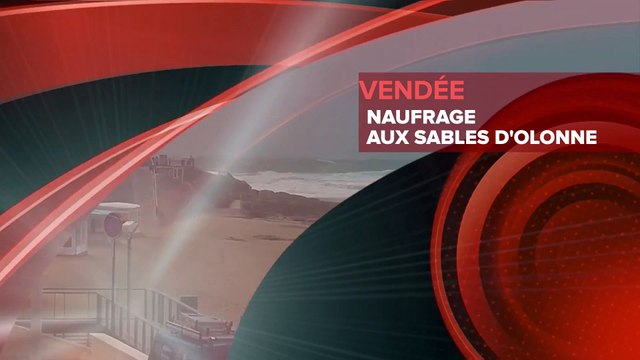 Les images de la vedette de la SNSM retournée aux Sables d'Olonne