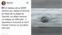 Vendée. En pleine tempête Miguel, un bateau de la SNSM chavire aux Sables-d’Olonne : trois morts