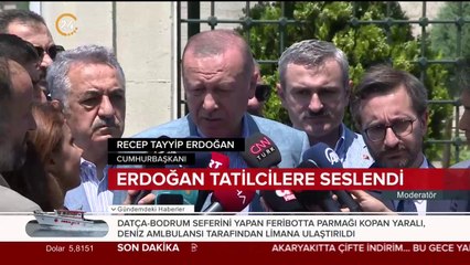 Cumhurbaşkanı Erdoğan'dan açıklamalar