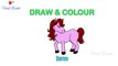 Horse Drawing and Colouring for kids | Art Breeze # 17 | How to Draw Horse easily for children || Viral Rocket