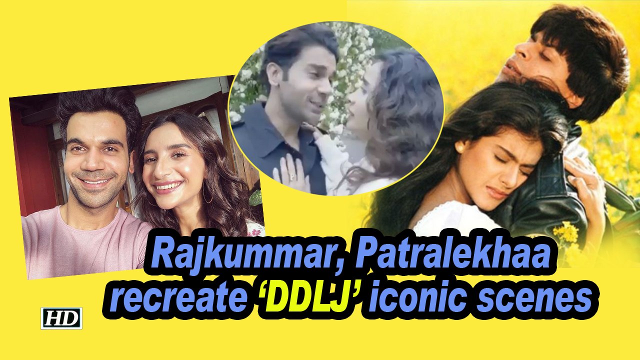 Rajkummar, Patralekhaa recreate ‘DDLJ’ iconic scenes