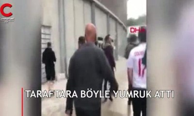 Irkçı siyasetçiden İngiliz taraftara yumruk!