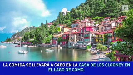 Puedes ganar una cita para almorzar con George y Amal Clooney en Italia