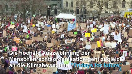 Greta Thunberg als "Botschafterin des Gewissens" geehrt