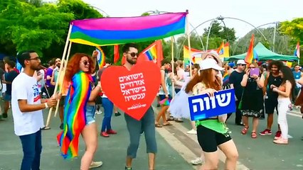 Watch: Gay pride march takes place amid tensions in Jerusalem