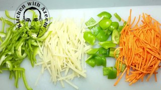 How to cut capsicum