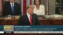 Trump critica falta de apoyo de demócratas respecto a México