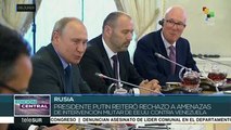Pdte. Putin se reúne con la prensa durante Foro de San Petersburgo