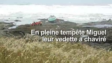 Tempête Miguel: trois sauveteurs périssent en mer