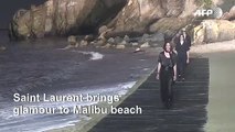 Saint Laurent dazzles with men's collection on Malibu beach
