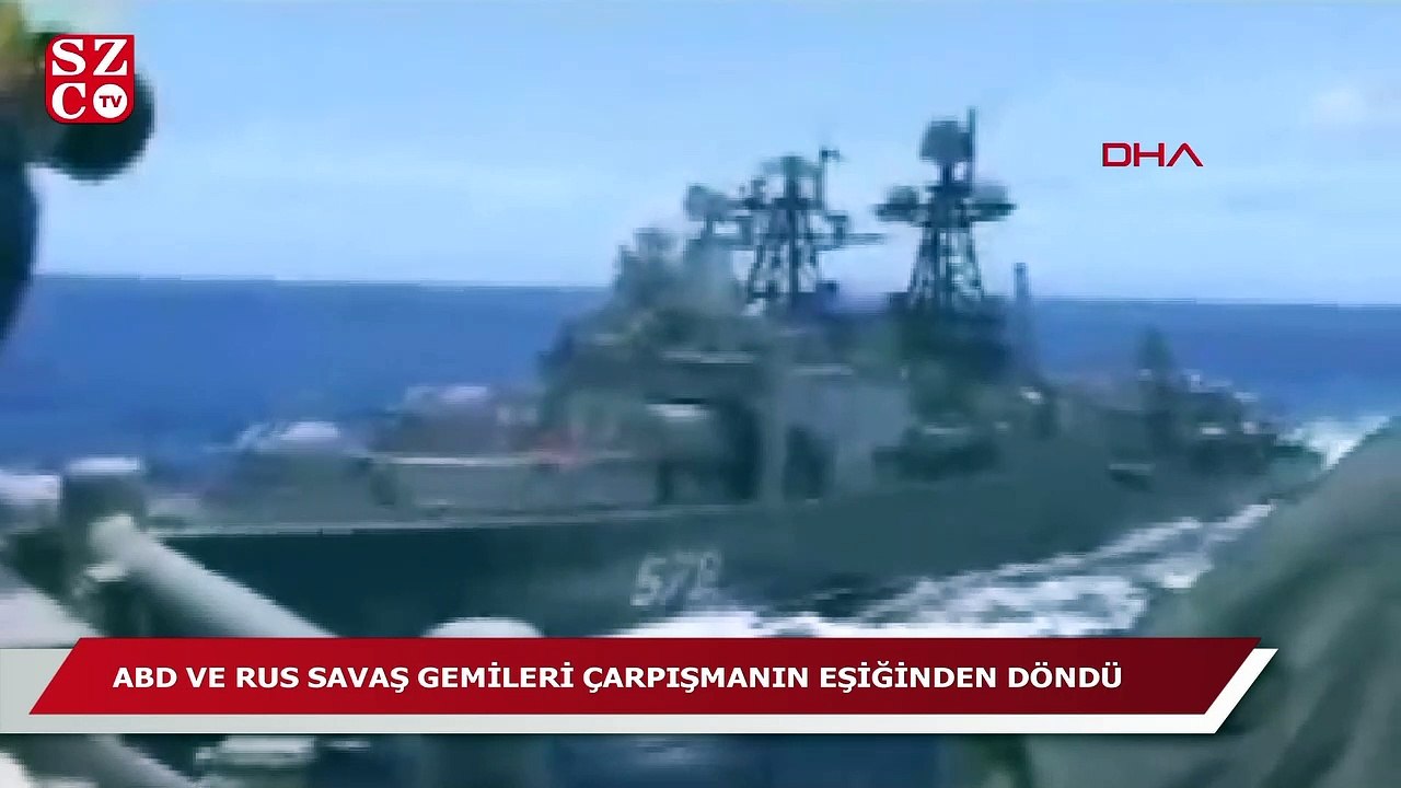 Rus ve ABD savaş gemilerinden restleşme!