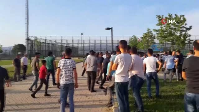 Amatör küme maçı karıştı hakemleri polis çıkardı