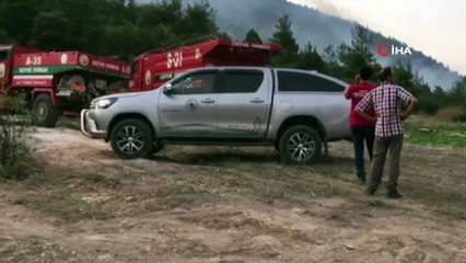 Bilecik'teki orman yangını devam ediyor