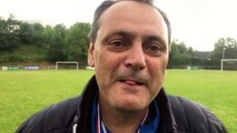 Coupe du Rhône Féminine Vial – Christian ESPOSITO réagit après la défaite du FC CHAPONNAY-MARENNES contre le FC BORDS de SAÔNE