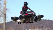 This flying motorcycle takes coolness to new heights