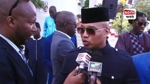 Reaction D’El Hadji Diouf après la remise de drapeau