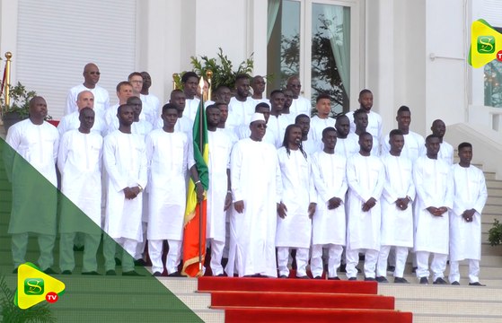 Can Egypte 2019 : Les images du président de la république avec les lions